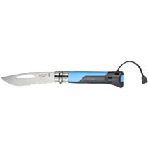 Couteau Outdoor N8 - terre/bleu - OPINEL